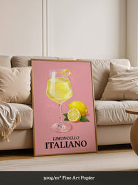 Limoncello Glas Gelb