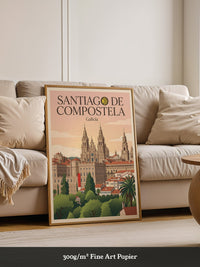 Santiago Skyline Retro