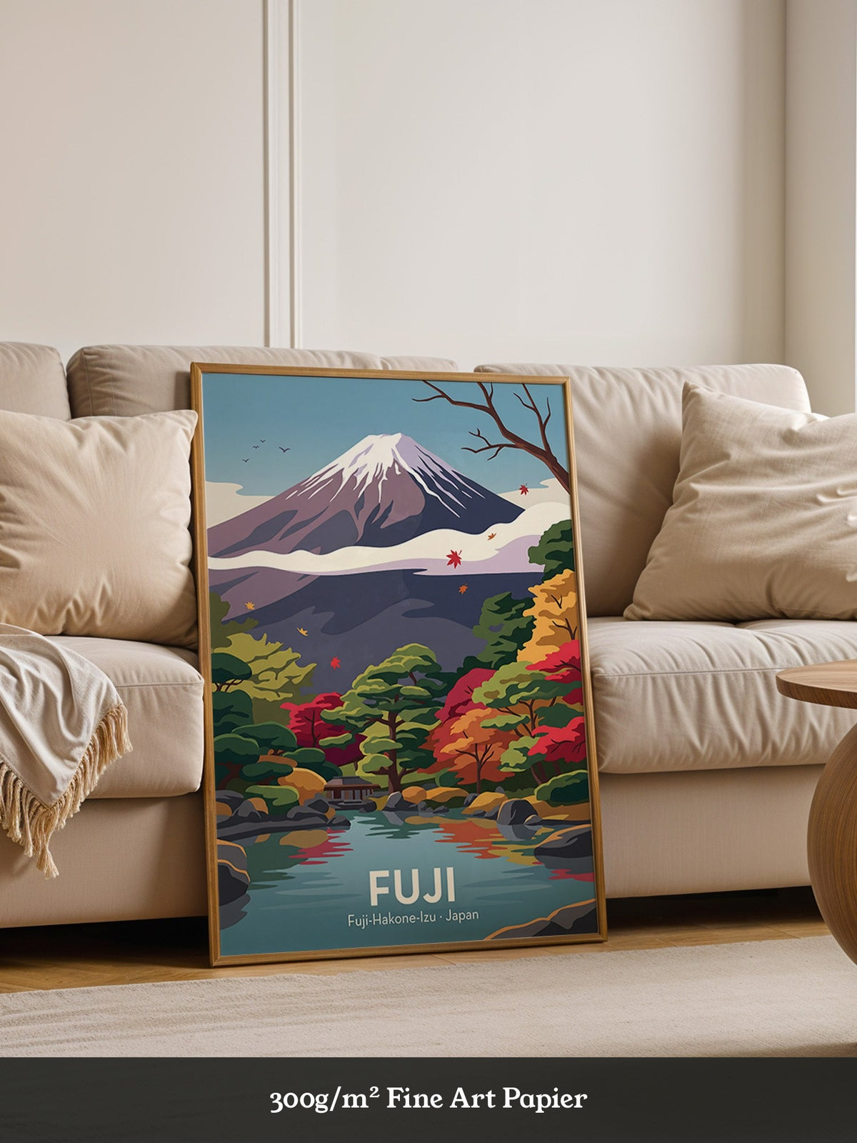 Mount Fuji Herbstfarben