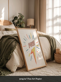 Comic-Blitz Pop-Art Farbig
