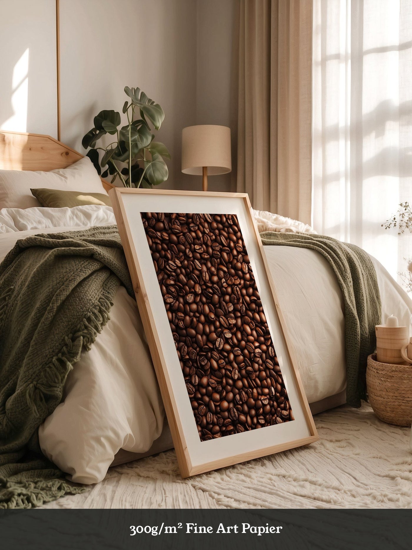 Kaffeebohnen Textur Braun
