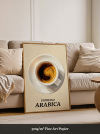 Arabica Kaffee Vogelperspektive
