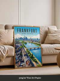 Frankfurt Skyline Sonnenuntergang
