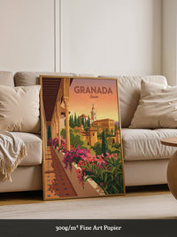 Granada Architektur Sonnenuntergang