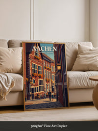 Aachener Altstadt Gasse Retro