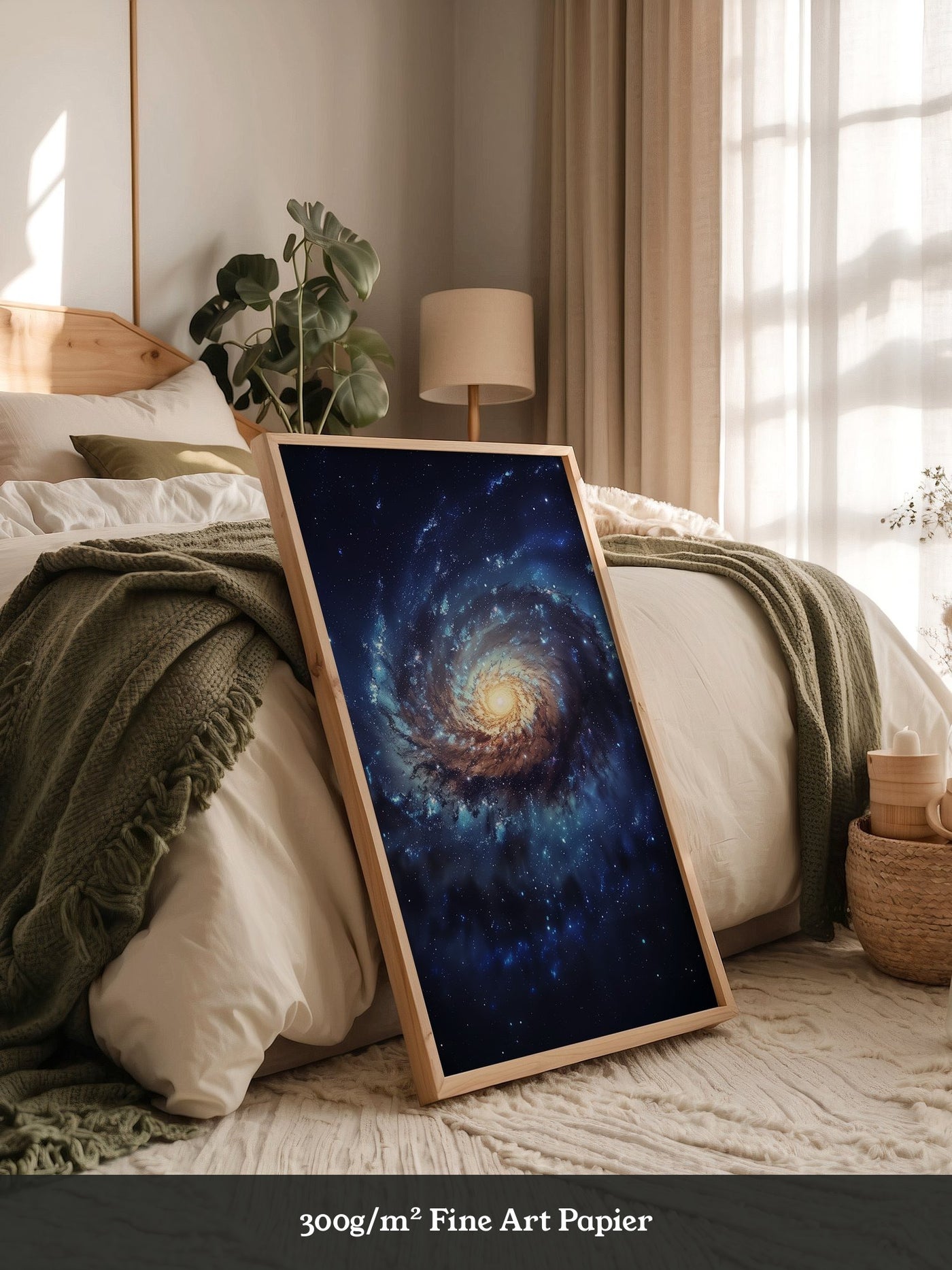 Galaxie Spiralstruktur blau