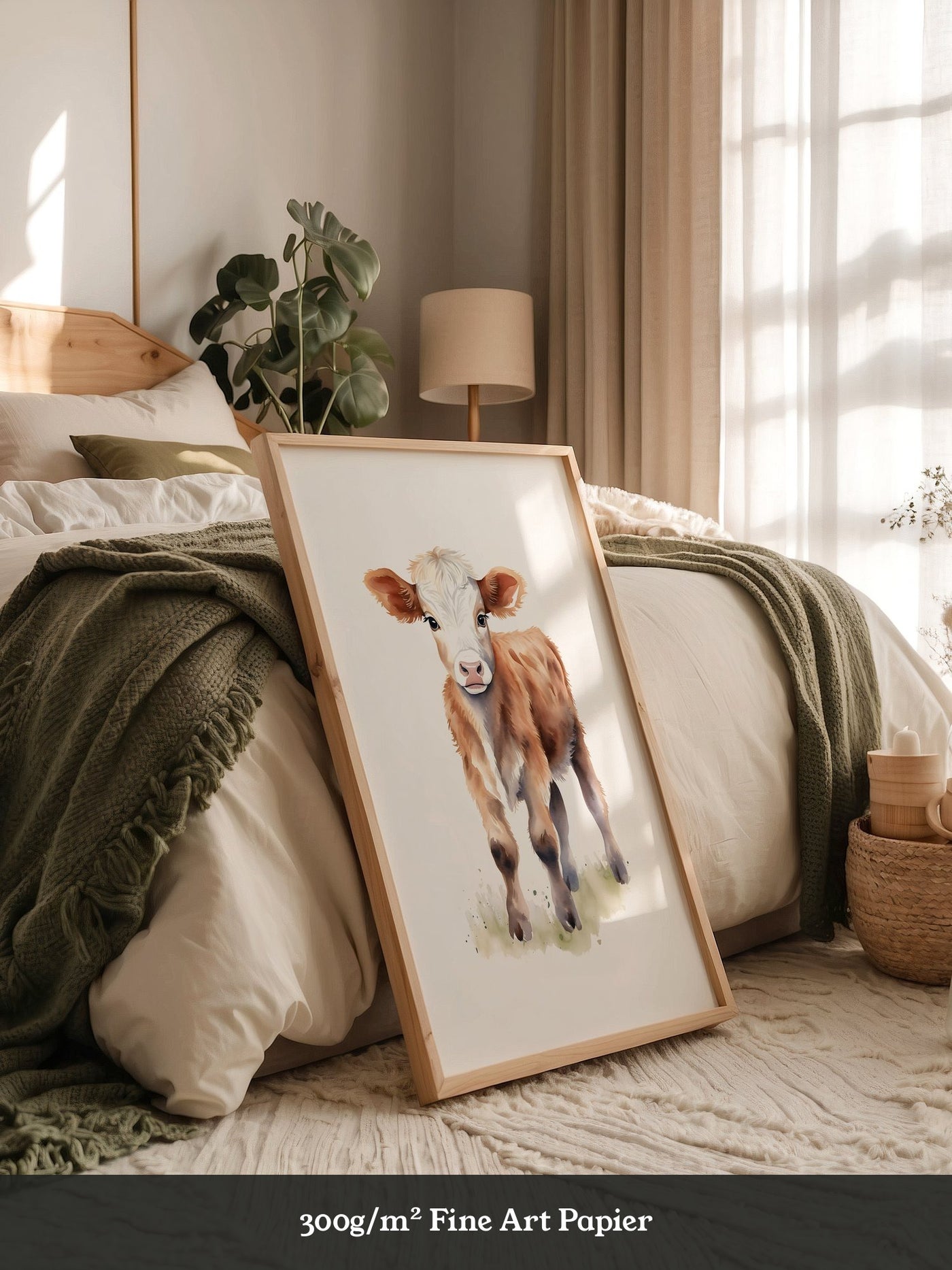 Kalb Aquarell sanfte Farben