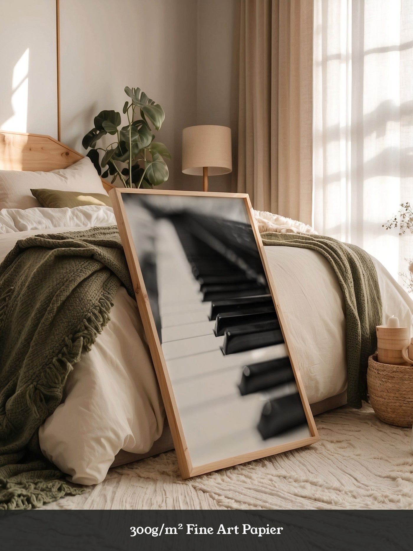 Pianotasten Unschärfe Schwarzweiß