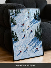 Skifahrer Winterperspektive