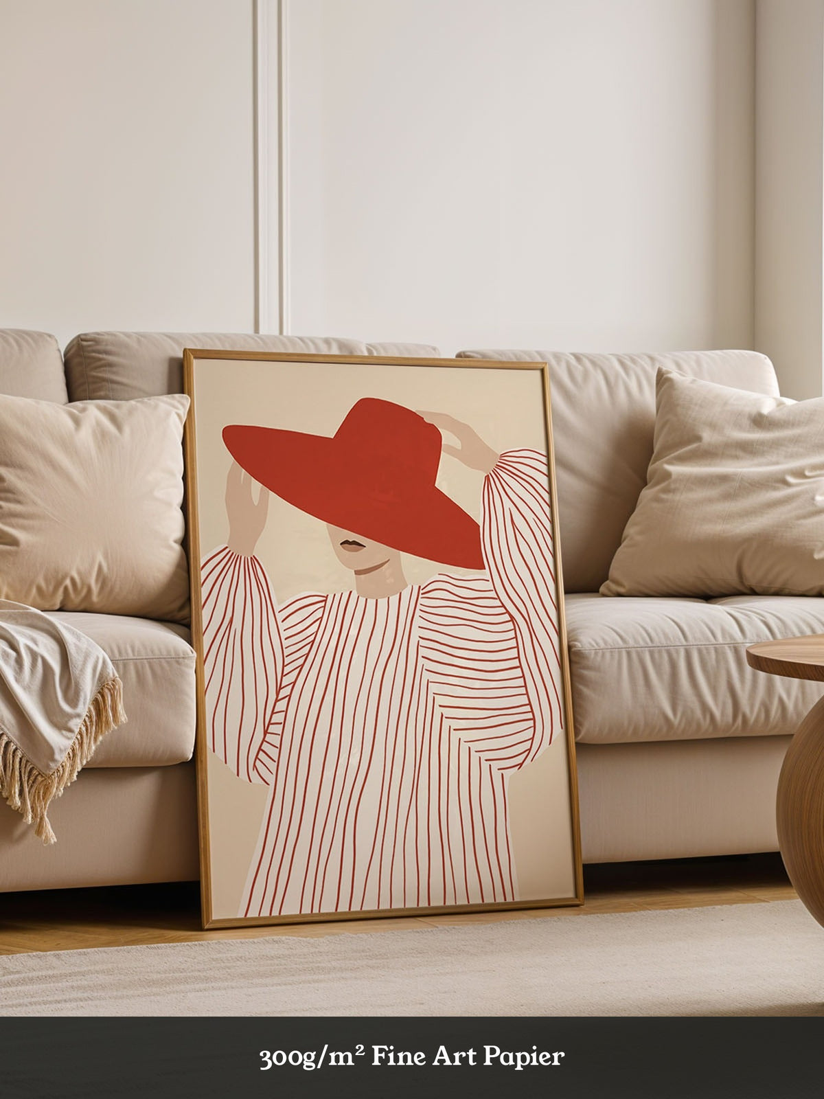 Rote Hut Dame Minimal