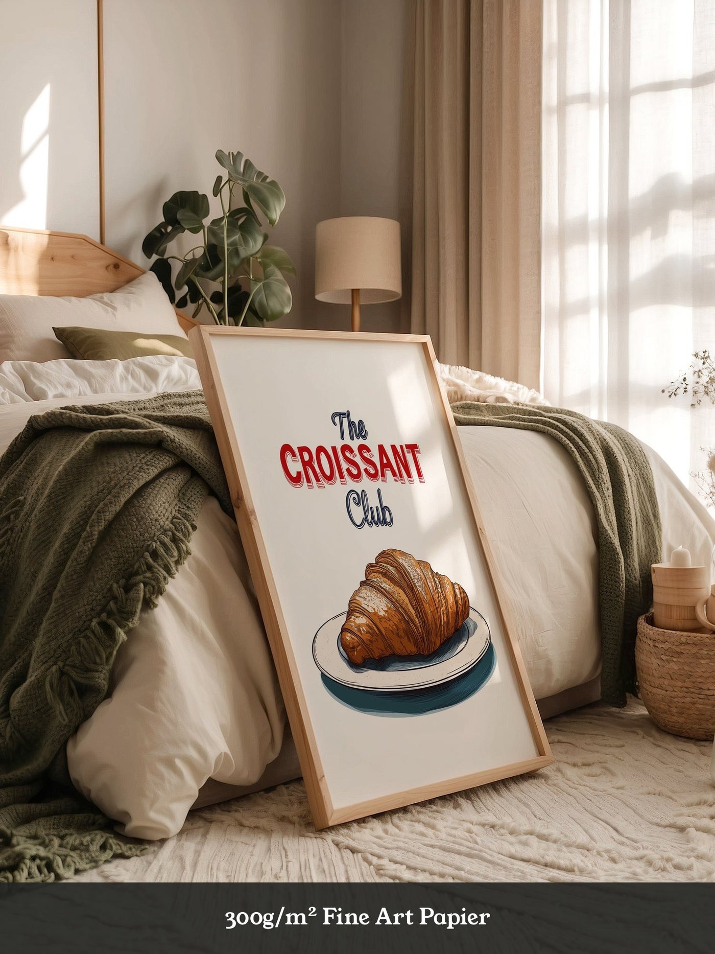 Croissant Club Retro-Stil