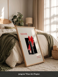 Roter Lippenstift Aquarell Kunst