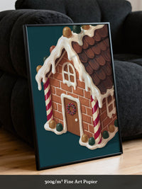 Lebkuchenhaus festlich