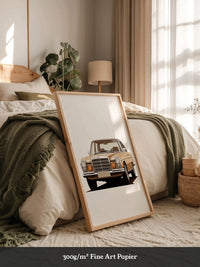 Klassischer Oldtimer Braun
