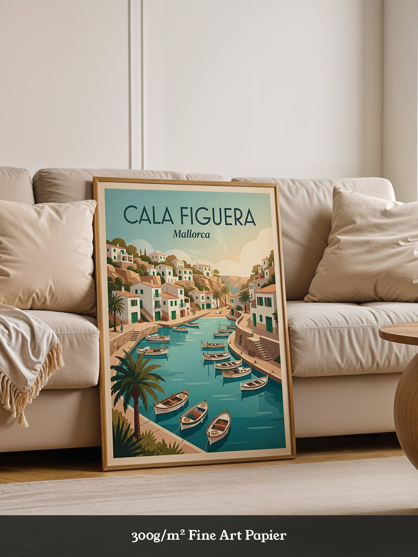 Hafenidylle Mallorca Vintage Stil