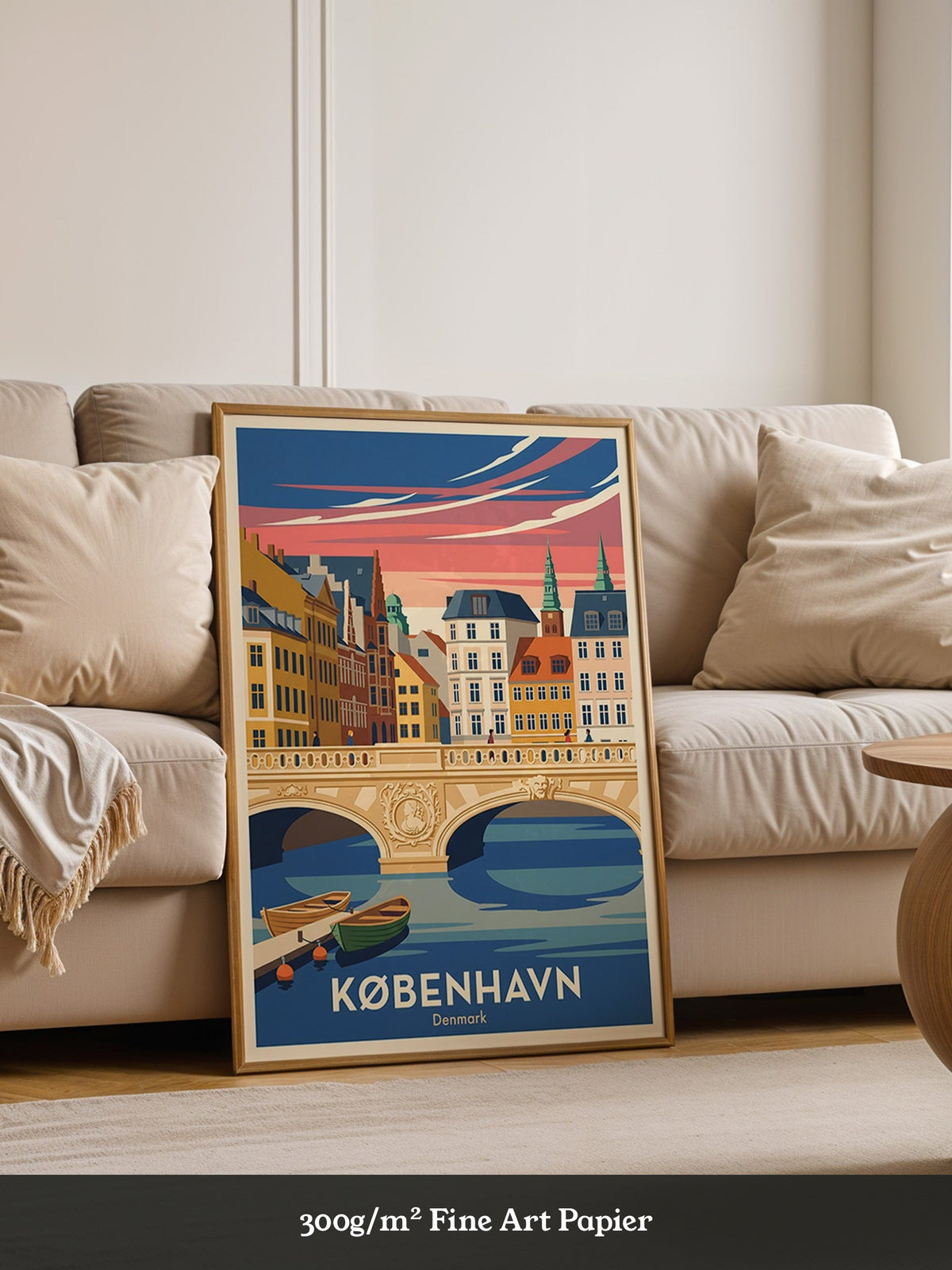 Kopenhagen Brücke Pastellfarben