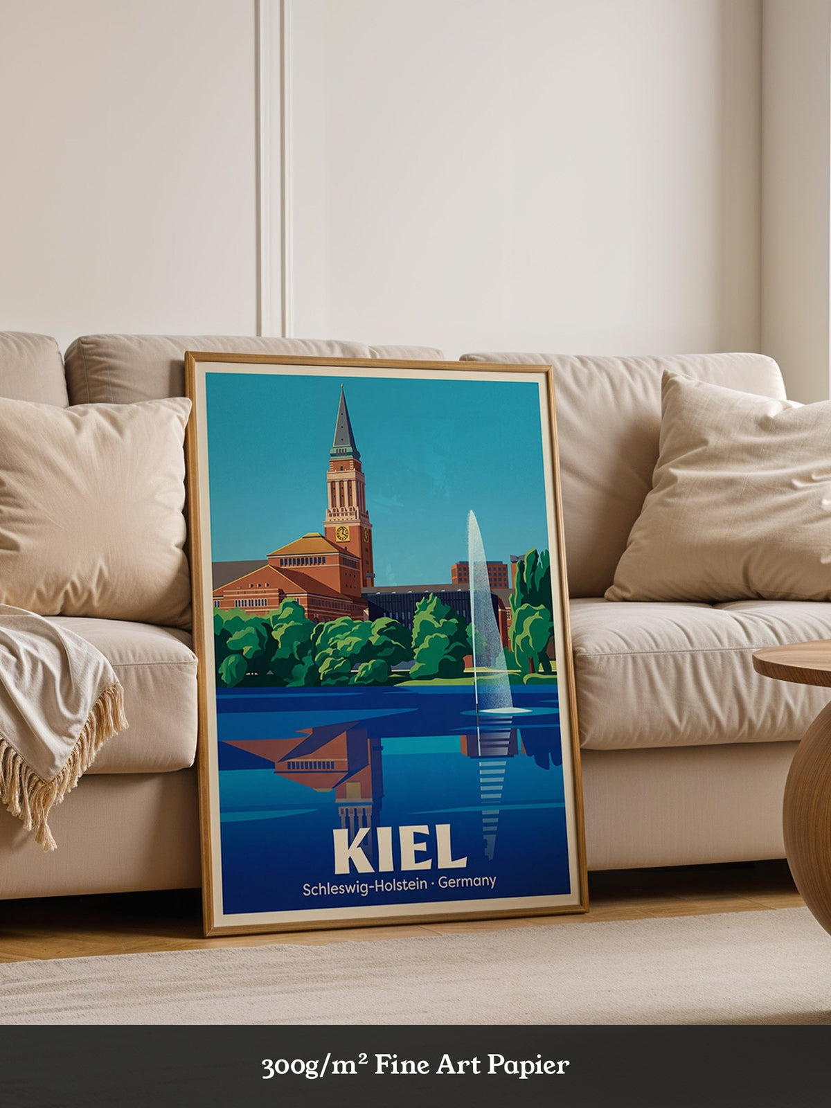 Kiel Gebäude Spiegelung Art Deco