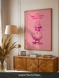 Ente Sonnenbrille rosa Humor