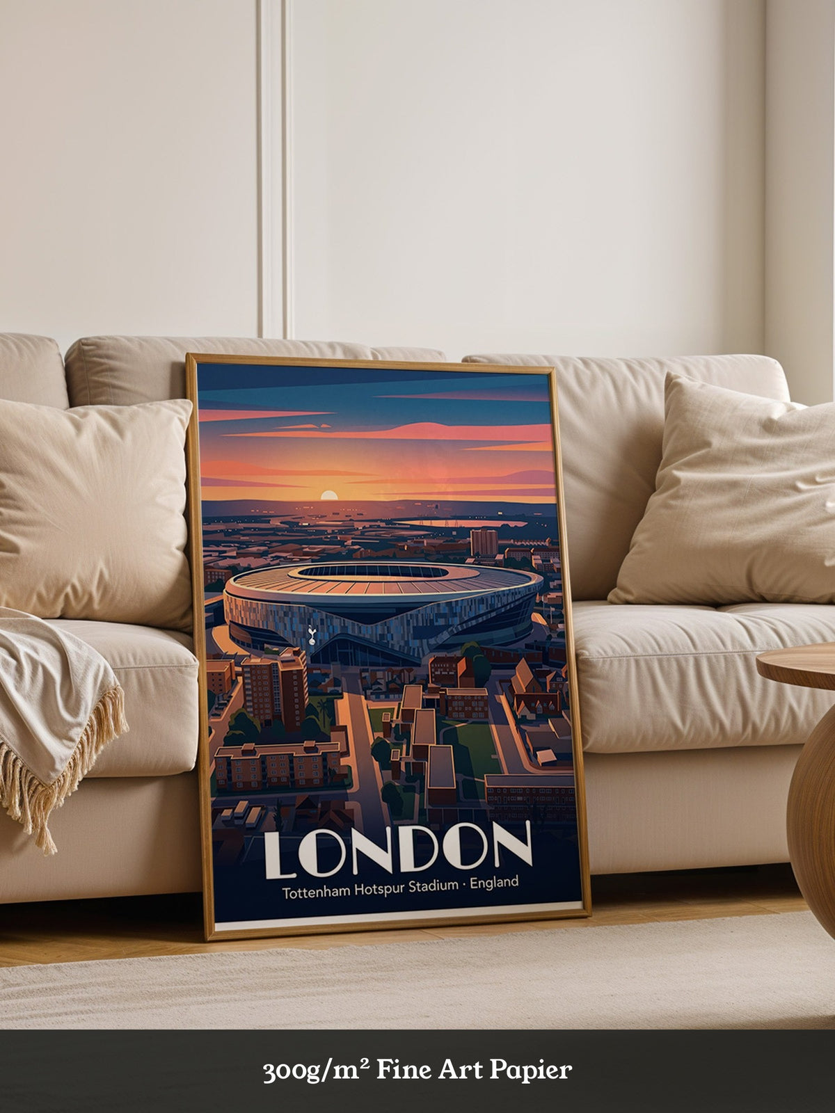 Tottenham Stadion Sonnenuntergang