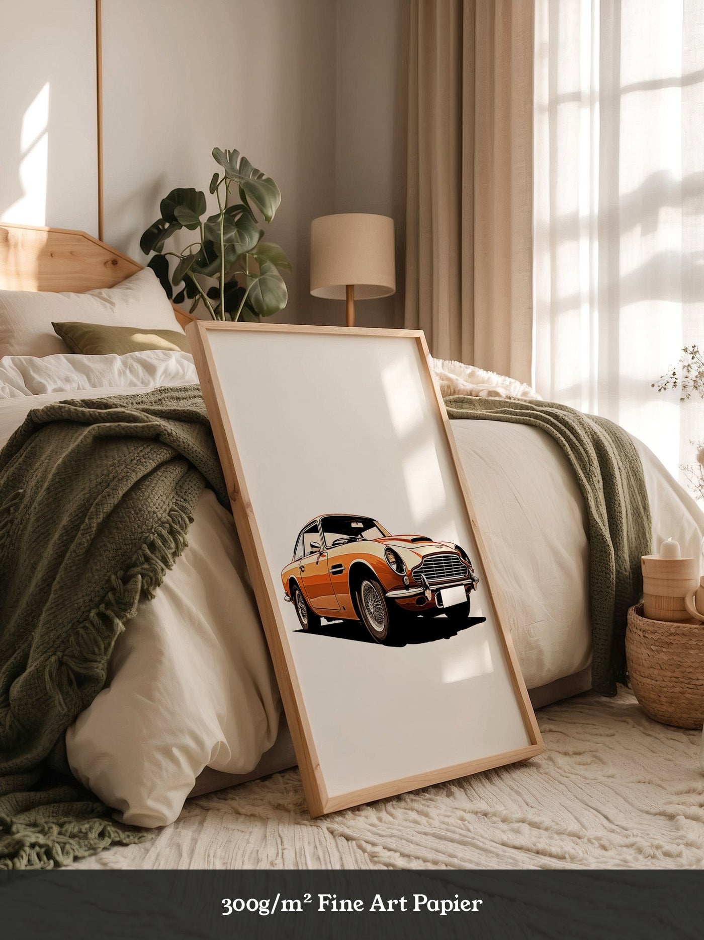 Oldtimer Frontansicht Orange