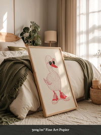 Ente Hipster Comic-Look