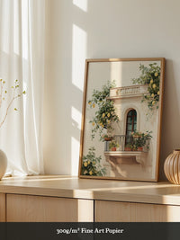 Balkon Zitronenpastell