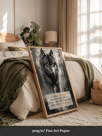 Wolf Augen Intensiv Schwarzweiß