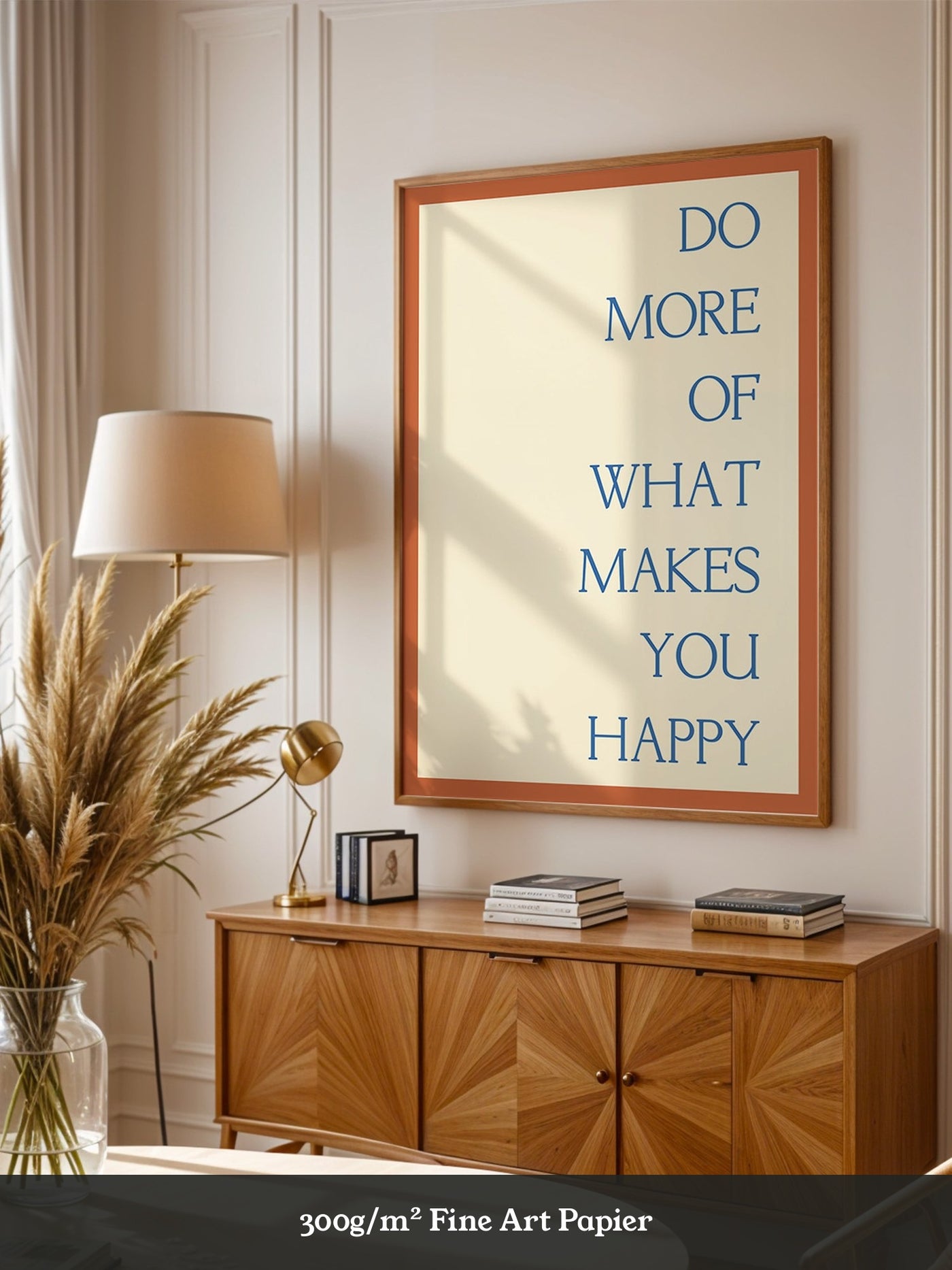 Motivationsspruch Retro Typografie