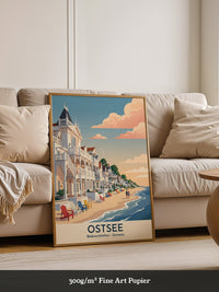 Ostsee Bäderarchitektur Sonnenuntergang