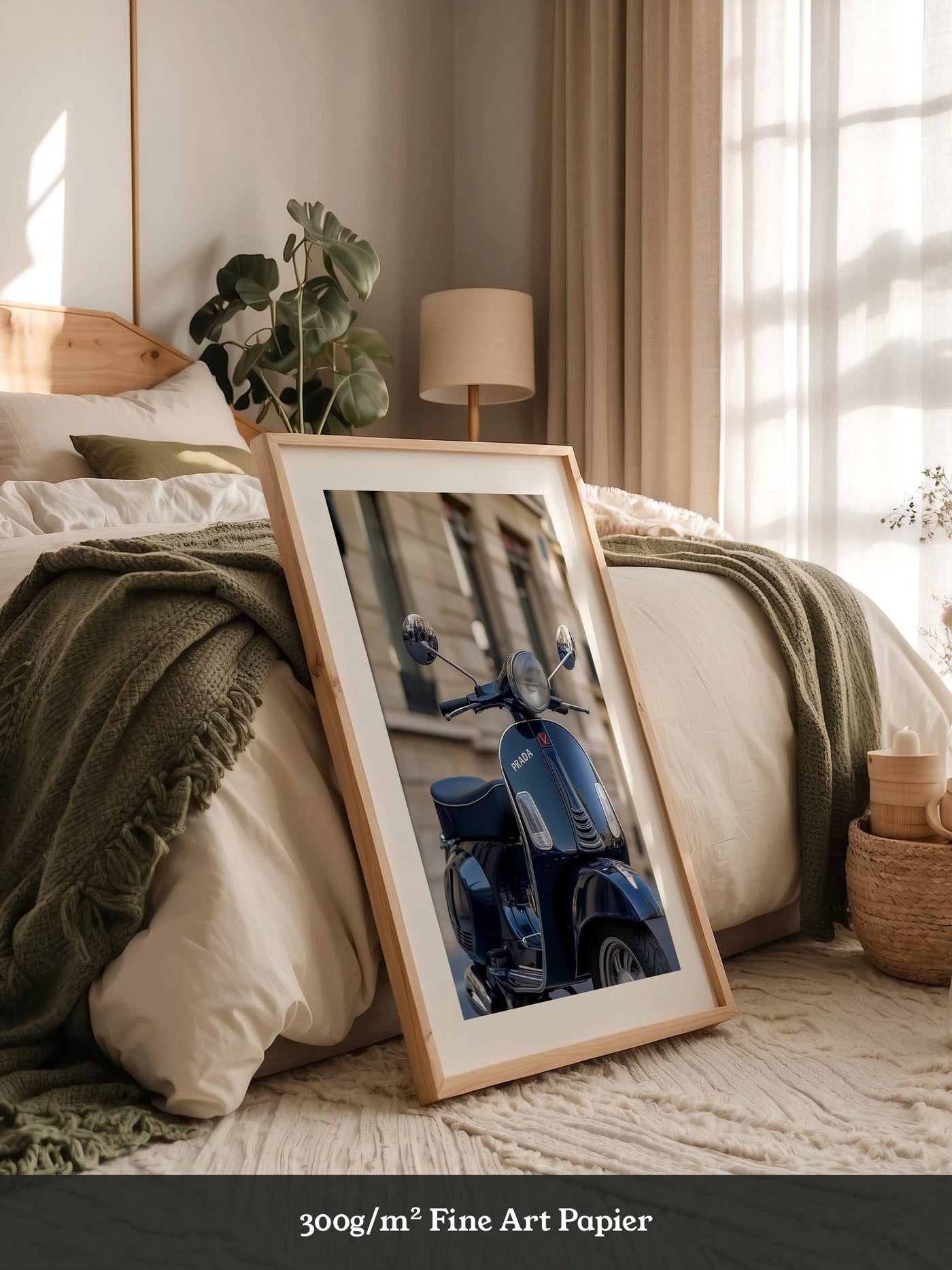 Vespa Retro Blau