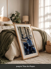 Vespa Retro Blau