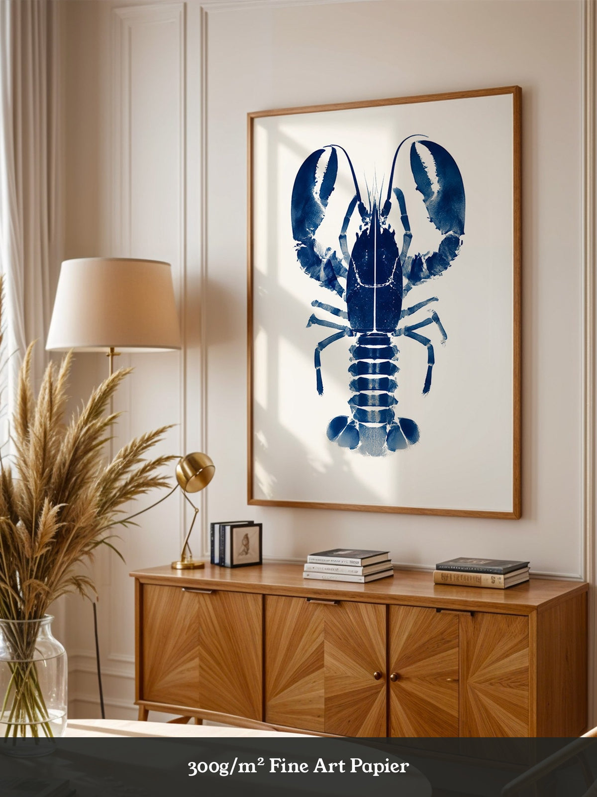 Hummer Blau Aquarell