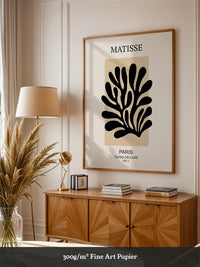 Schwarze Silhouette Beige Kontrast