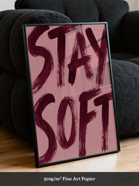 Typografie Stay Soft