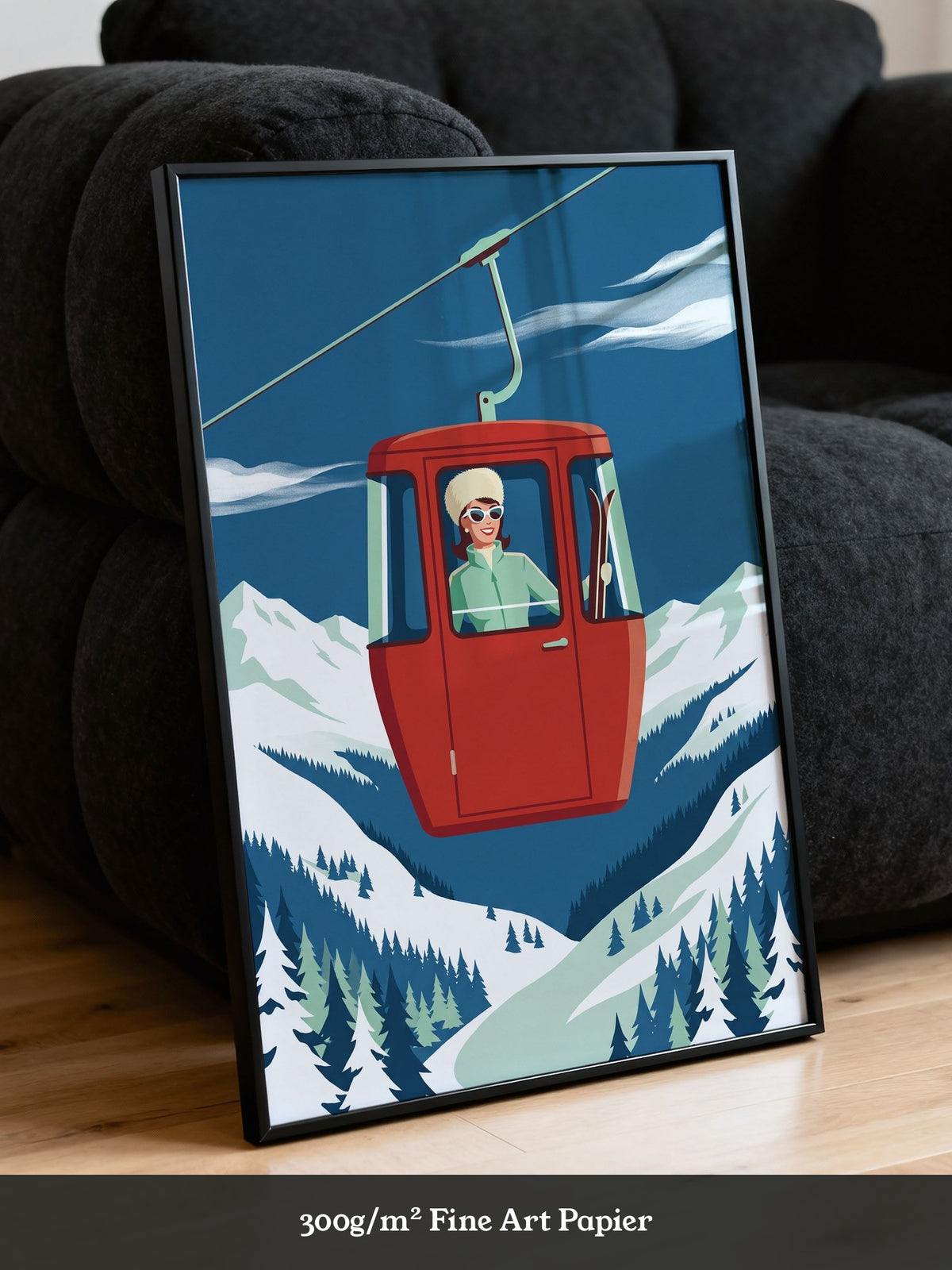 Seilbahn Alpen Retro