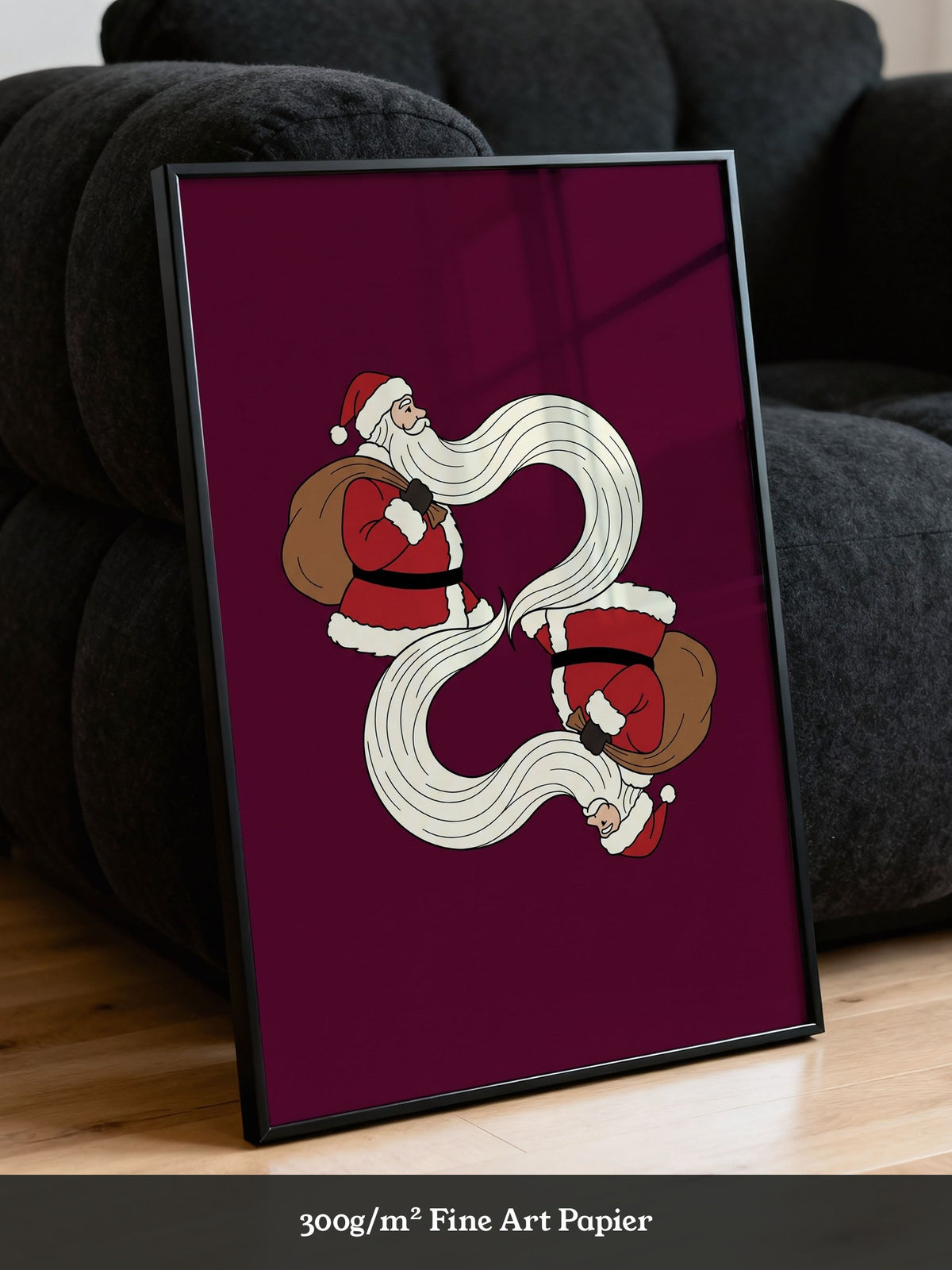 Weihnachtsmann Illustration Rot