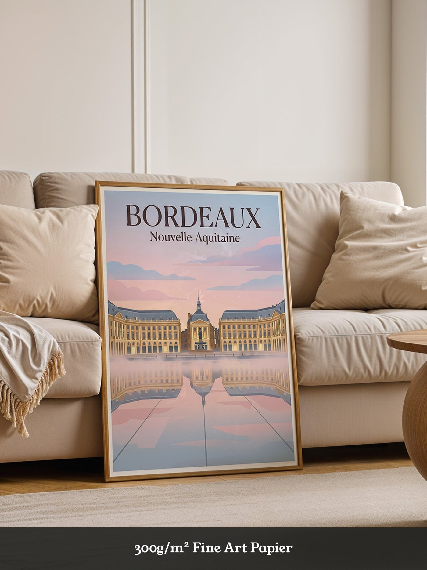 Bordeaux Architektur Pastellfarben