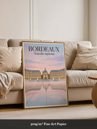 Bordeaux Architektur Pastellfarben
