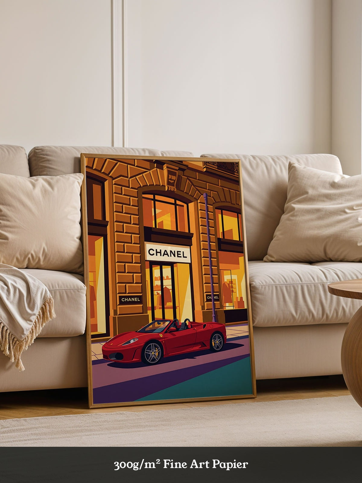 Roter Sportwagen Boutique