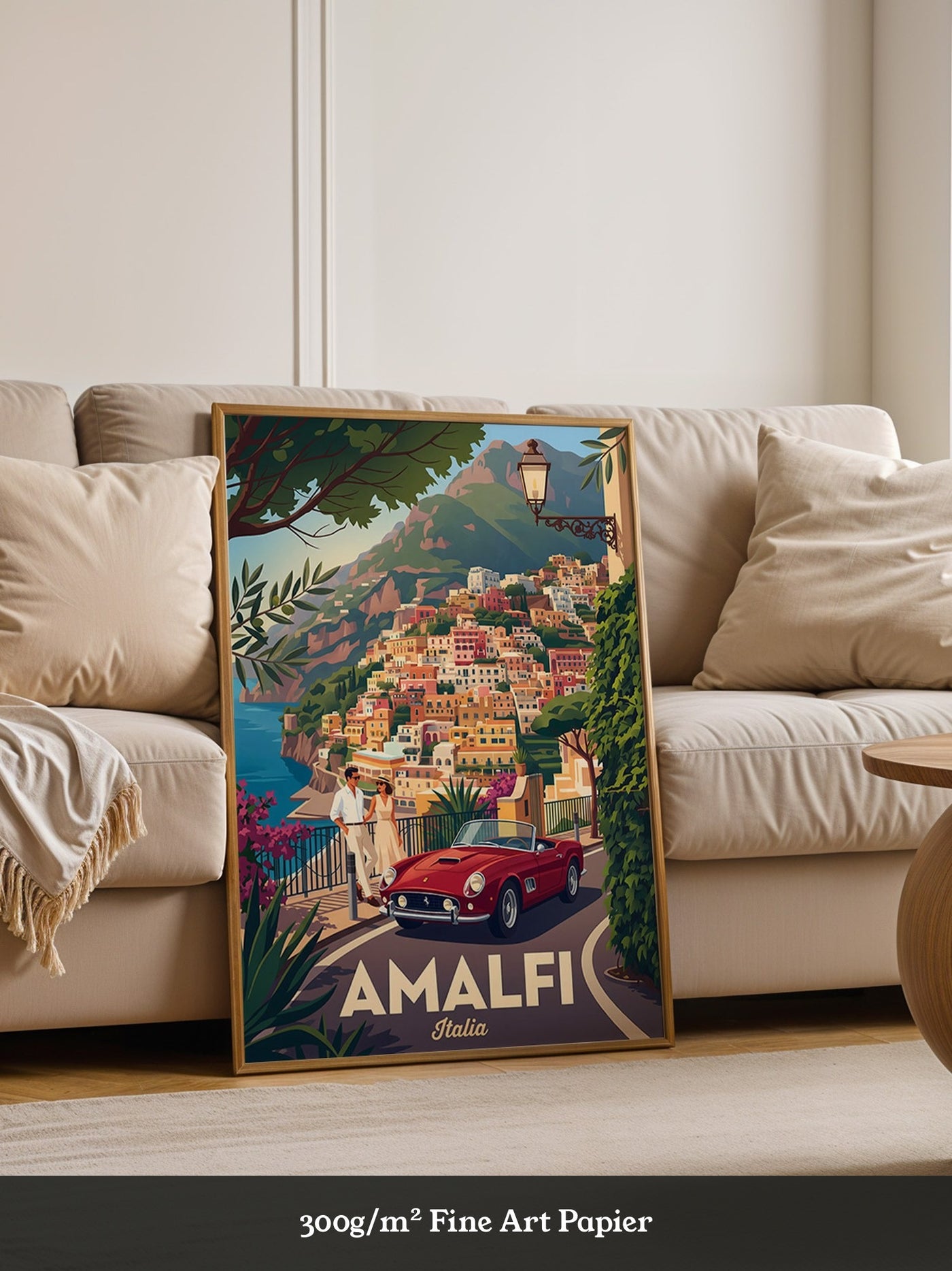Amalfiküste Rot Oldtimer Retro