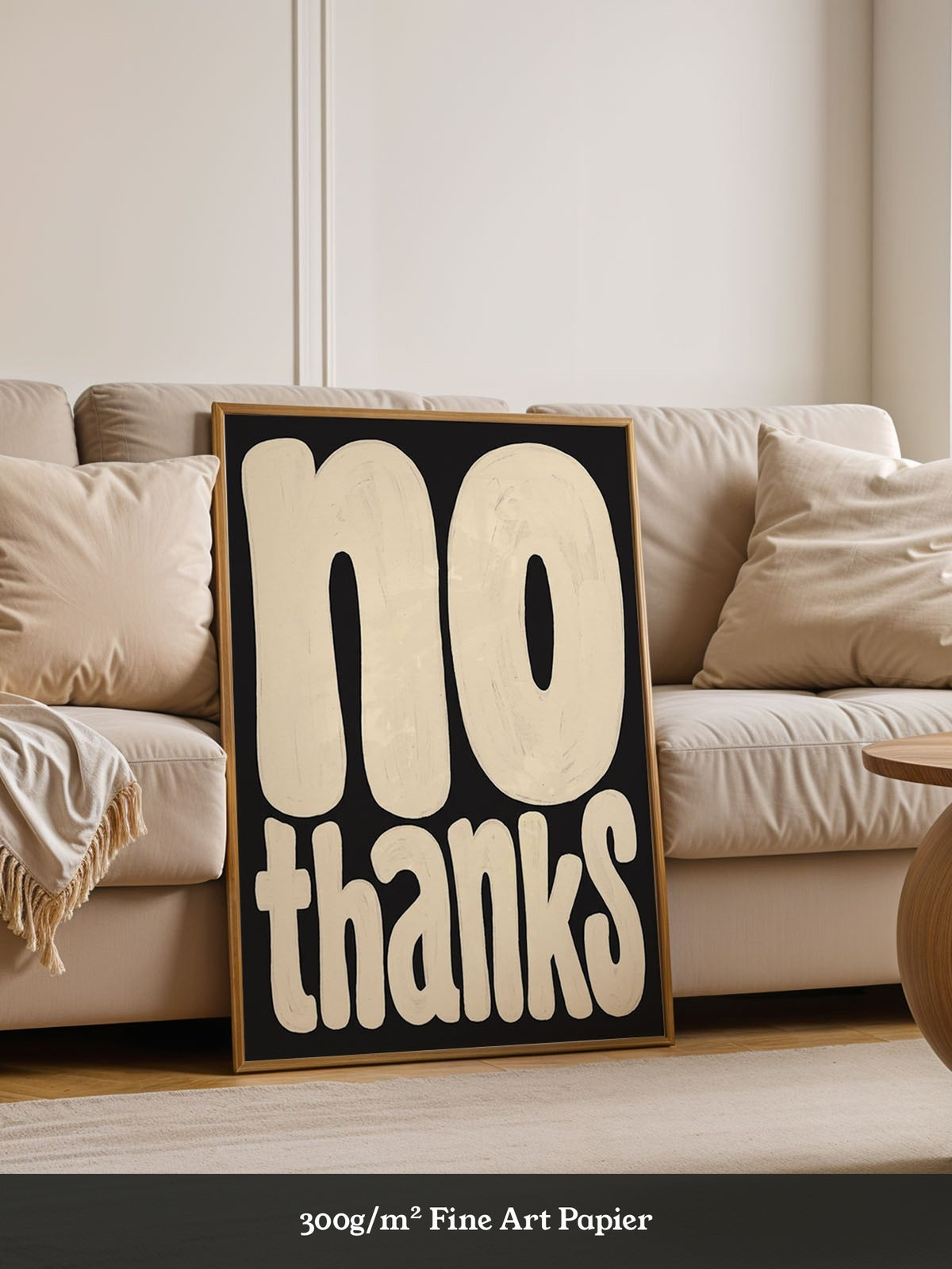 100 Thanks Wandbild
