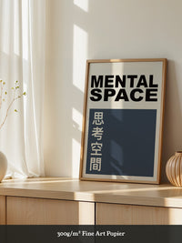 Mental Raum Minimalistisch Retro