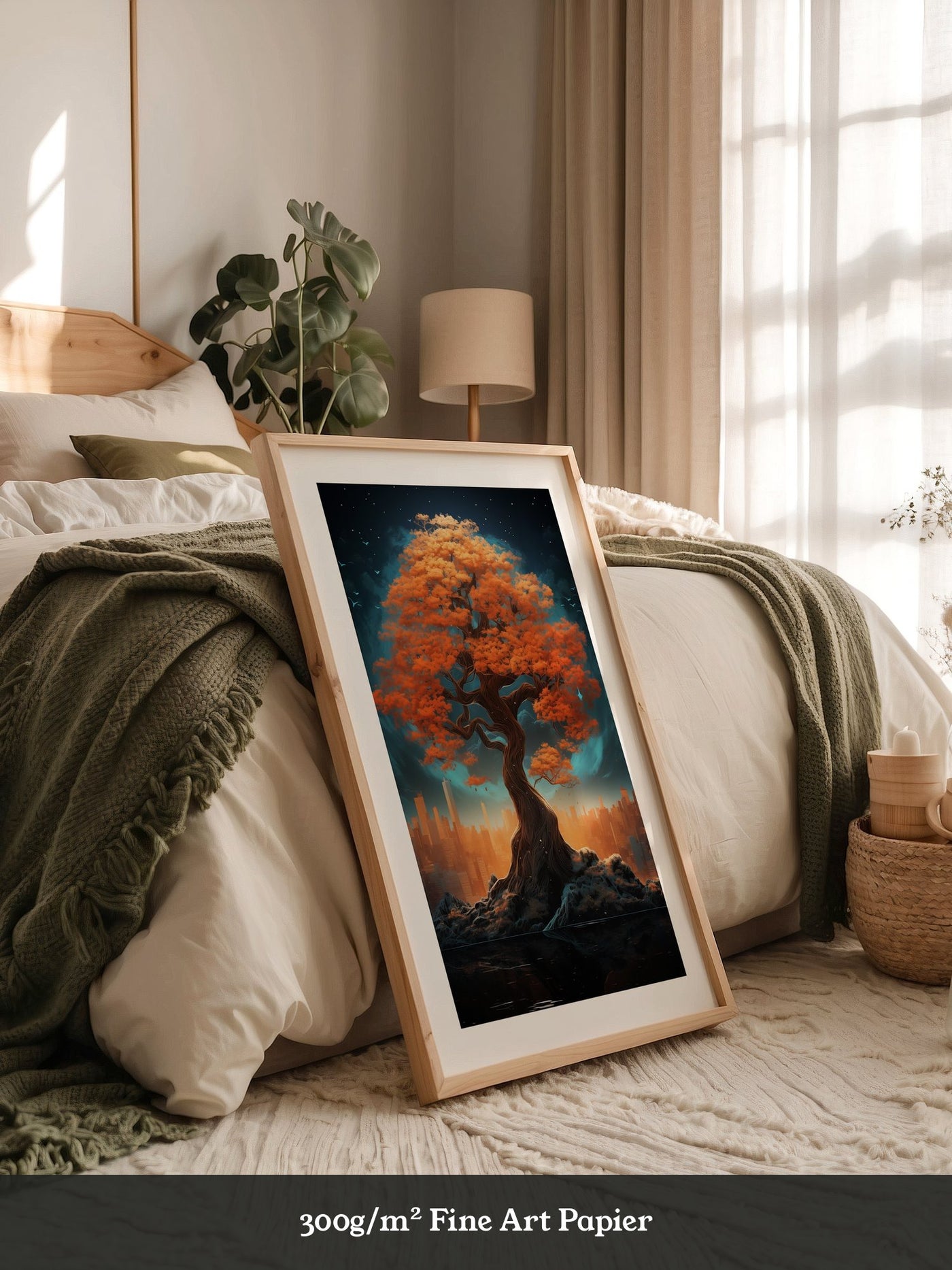 Herbstbaum Fantasie Skyline
