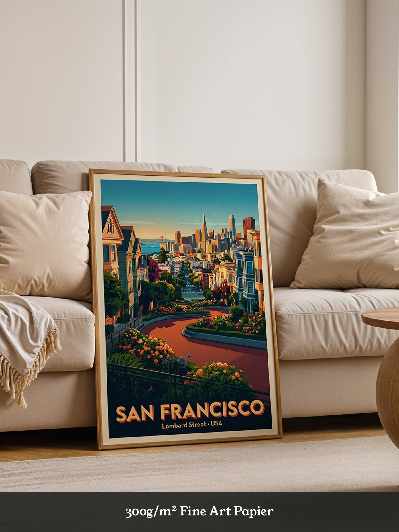 Lombard Street Abendlicht