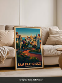 Lombard Street Abendlicht