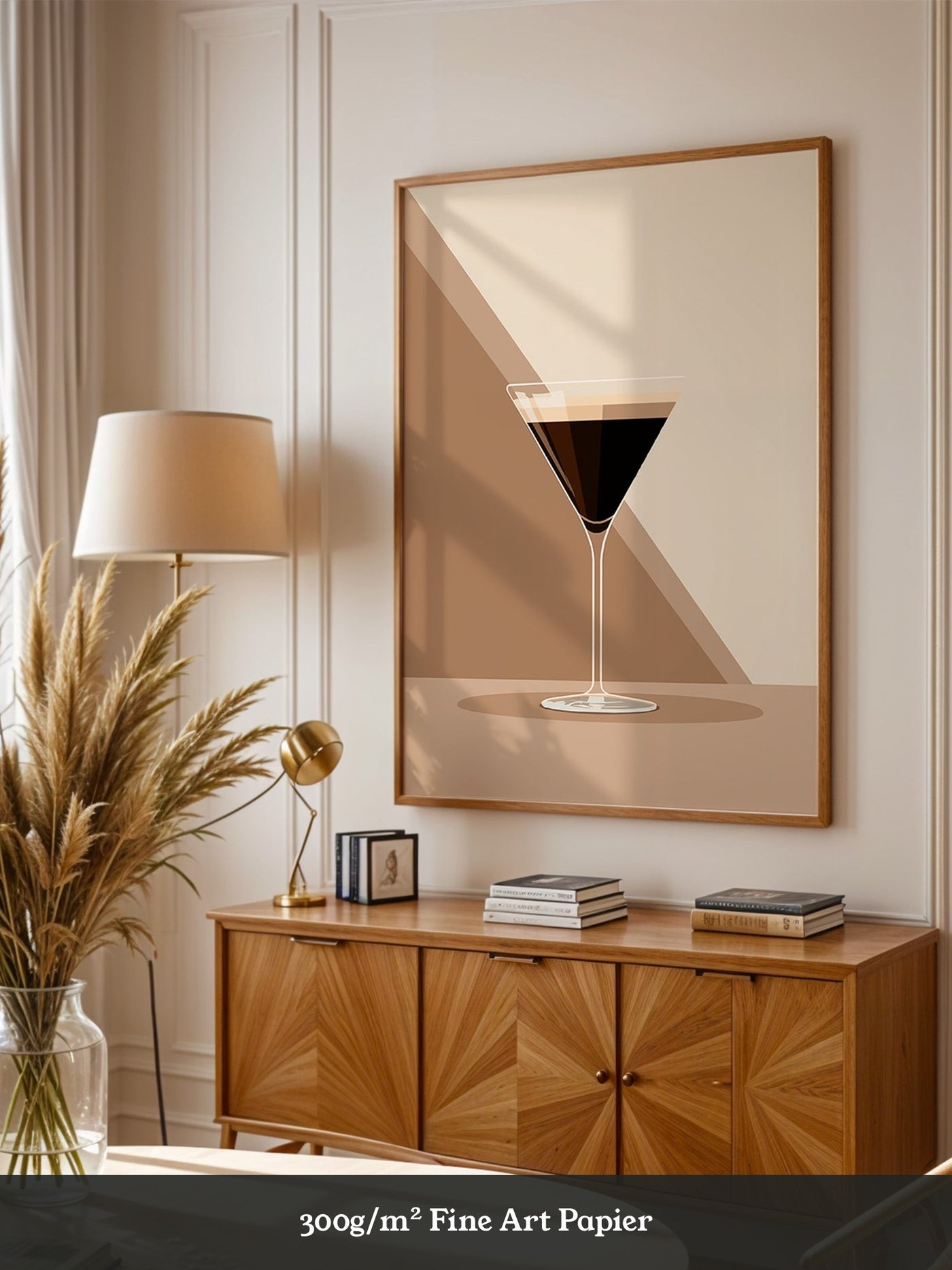 Espresso Martini grafisch stilisiert