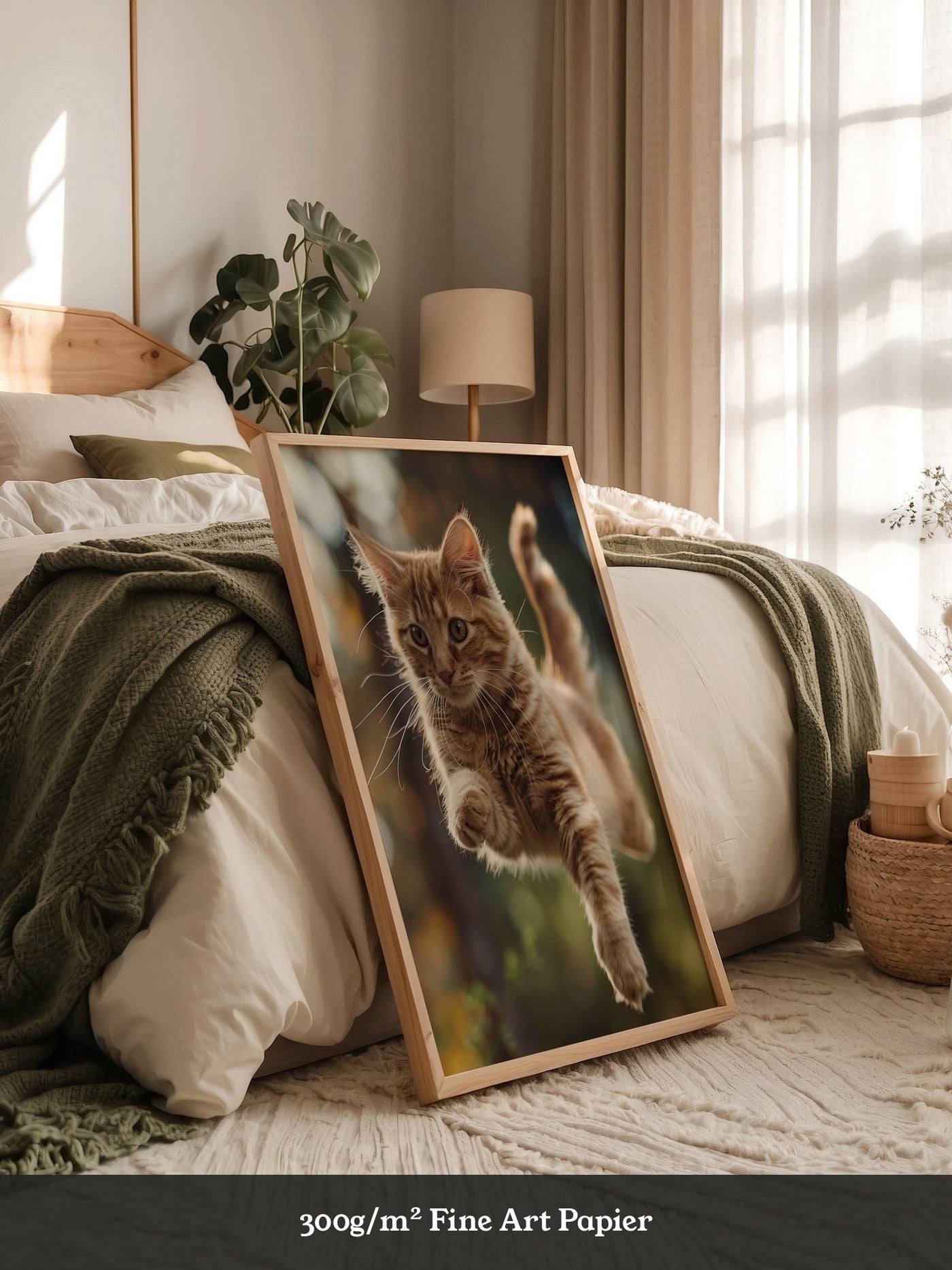 Springende Katze dynamisch