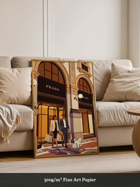 Luxus Shopping Illustration