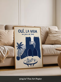 Spanische Architektur Blau
