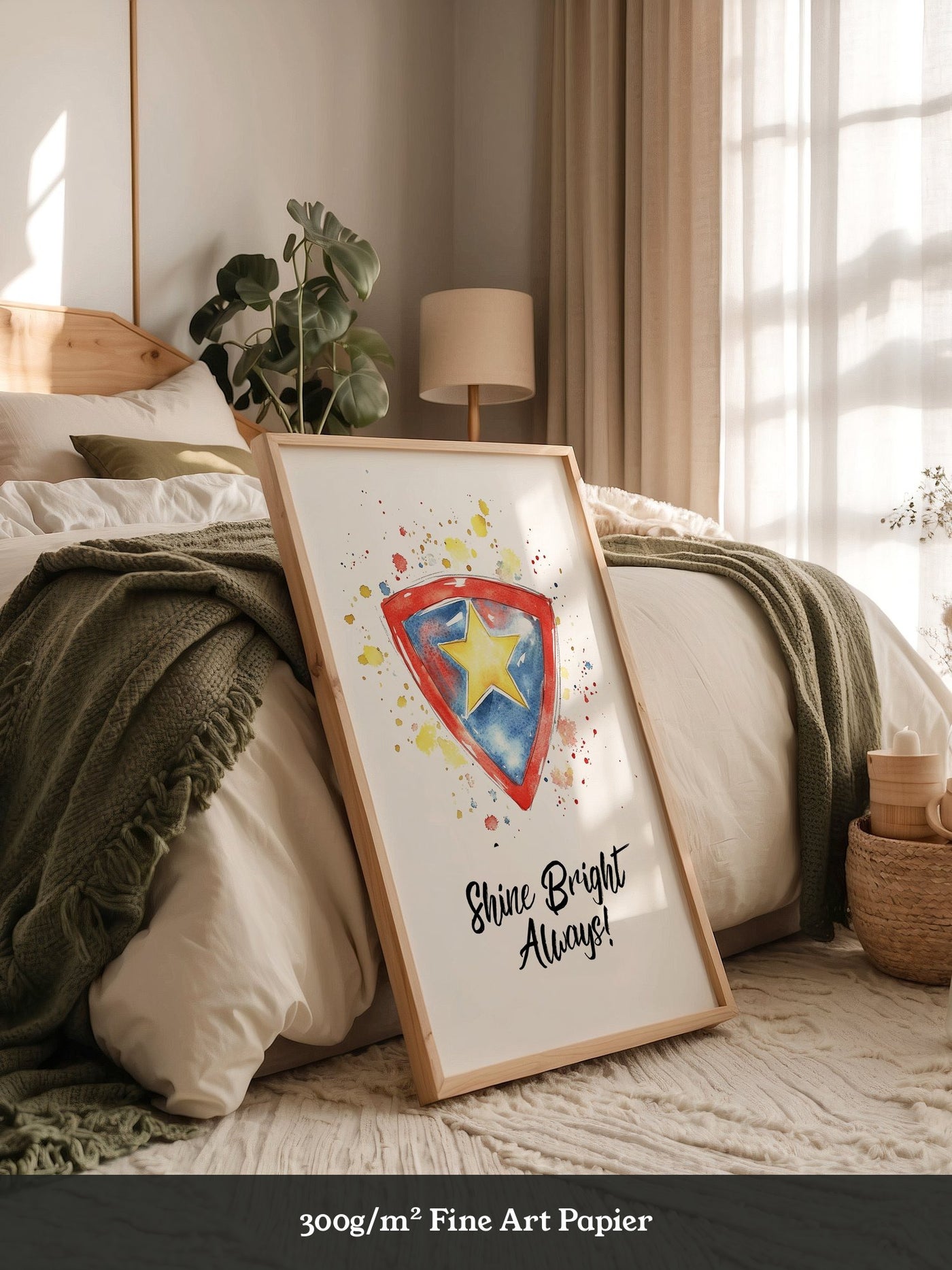 Stern Wappen Aquarellfarben